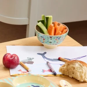 Petit Bol Mélamine Motif Océan Bleu - RICE