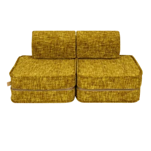 Petit Canapé Modulable pour Enfants - Tangle Honey Mustard