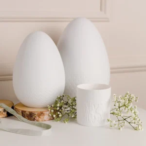 Photophore Pâques en Porcelaine  - Rader