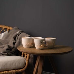 Photophore de Noël Poétique Ange et Lune - Rader - 2 Tailles