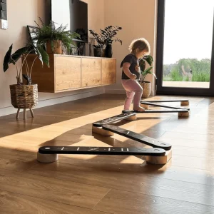 Planche Equilibre Montessori en Bois- 5 Éléments
