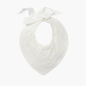 Bavoir Bandana Embroidery Anglaise