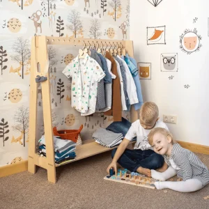 Portant Montessori avec Cintres Version 2