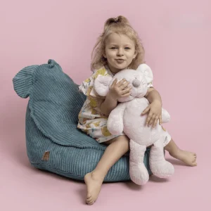 Pouf Bébé Velours Aesthetic