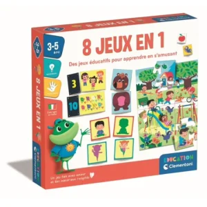 Coffret 8 Jeux en 1 - Clementoni Education