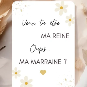 Carte annonce " MARRAINE "