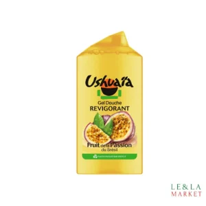 Gel douche revigorant à la pulpe de fruit de la fassion du Brésil Ushuaïa 310ml