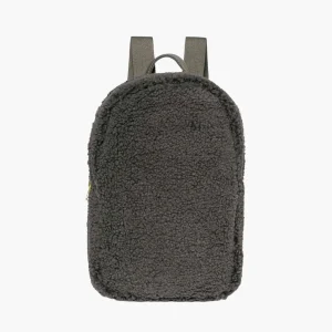 Sac Dark Grey Teddy Mini Backpack