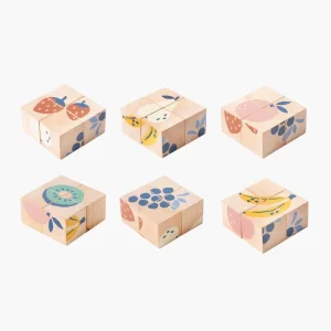Cubes en Bois Fruits
