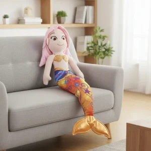 Peluche Sirène Géante - 70cm