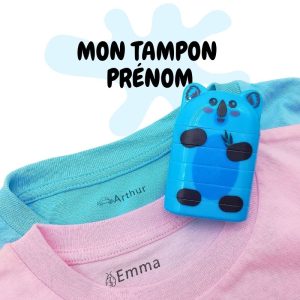 Tampon Prénom 2 à 5 Enfants - Personnalisation Multi-Niveaux - Koala 🐨