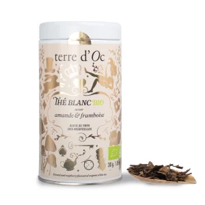 Thé Blanc Bio Amande Framboise - Alice aux Pays des Merveilles - Terre d'Oc