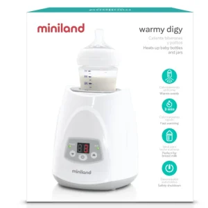 Chauffe-Biberon Digital Miniland - Réchauffeur Rapide et Précis pour Lait et Petits Pots